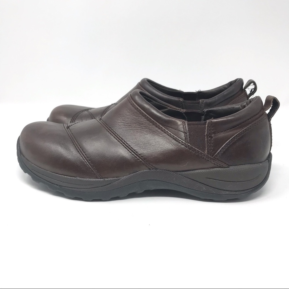LL Bean Women Leather Loafers Brown Size 9